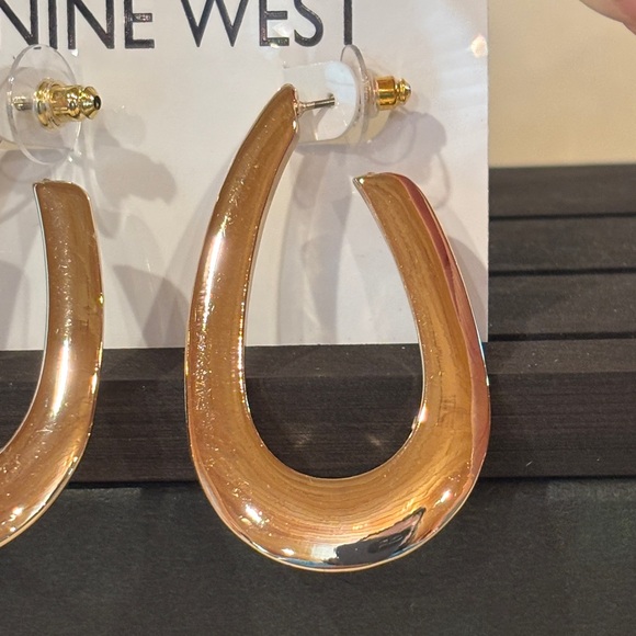 Nine West Gold Toned Teardrop Earrings - Picture 2 of 5